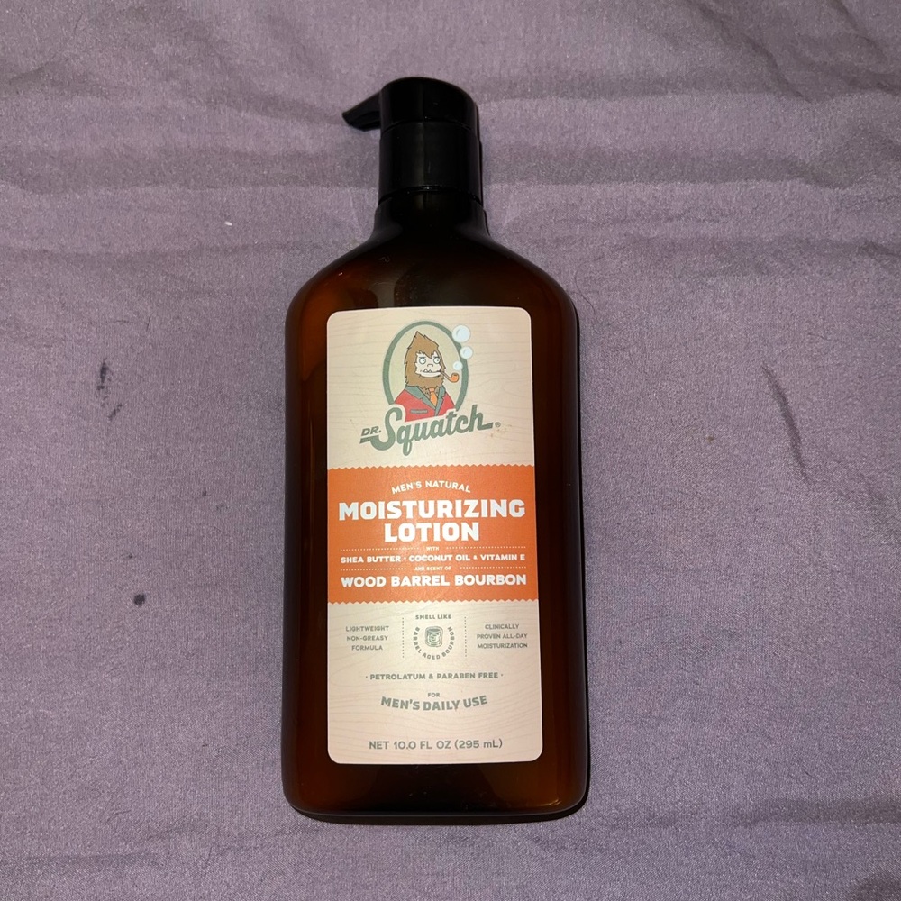 Dr. Squatch Wood Barrel Bourbon Lotion